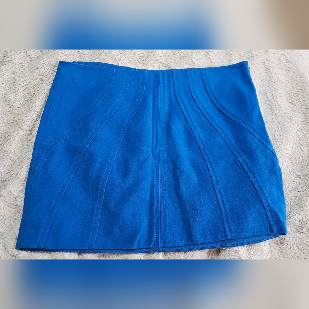 DVF ultramarine blue mini skirt